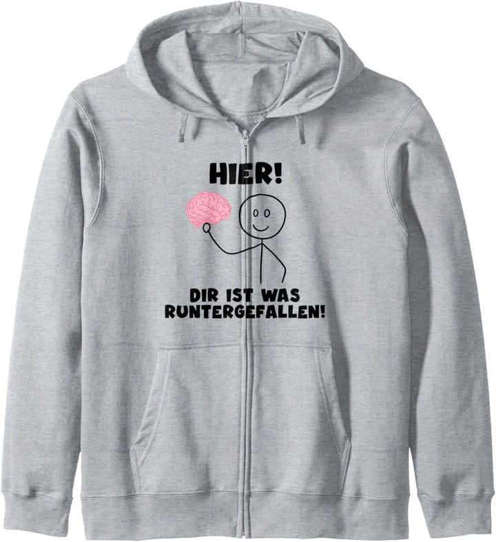 Hier Dir Ist Was Runtergefallen Kapuzenjacke