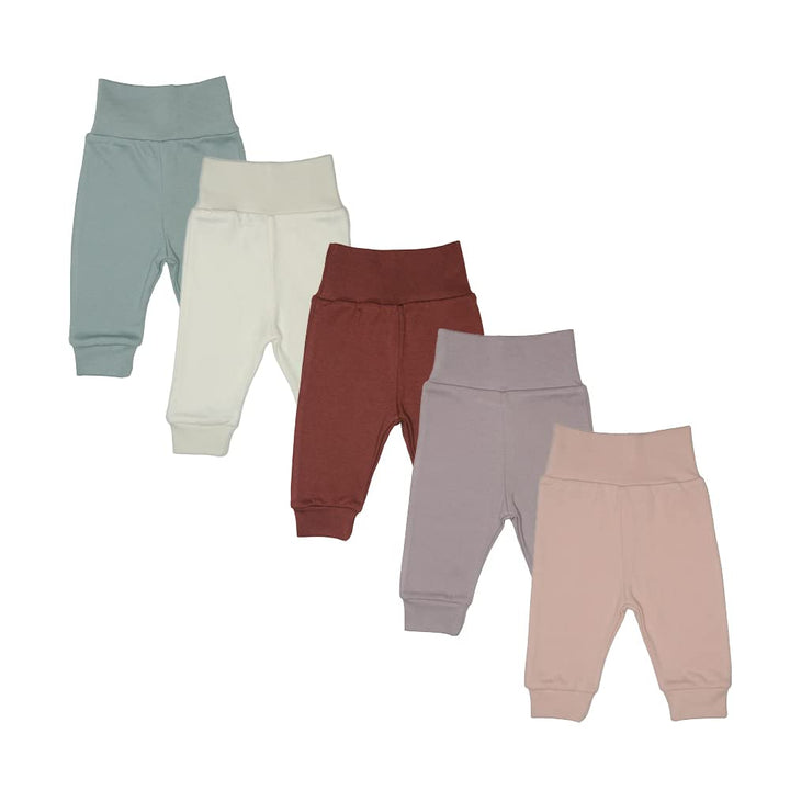 Unisex Baby Hose aus 100% Baumwolle im 5er Pack/Pumphose. Babyhose für Jungen Baby Hose für Mädchen,