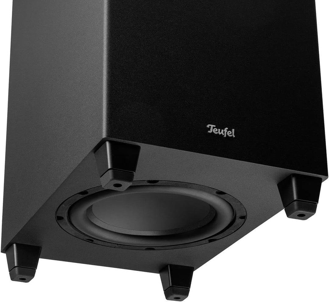 Teufel Concept 8 Subwoofer mit Bluetooth und Integrierter AV-Receiver, Qualcomm aptX, USB-C, HDMI AR