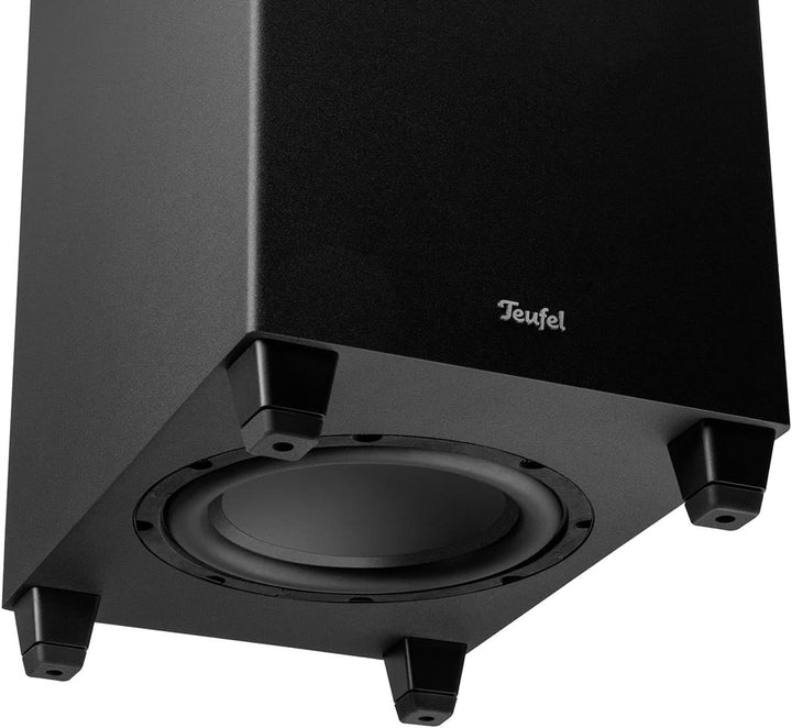 Teufel Concept 8 Subwoofer mit Bluetooth und Integrierter AV-Receiver, Qualcomm aptX, USB-C, HDMI AR