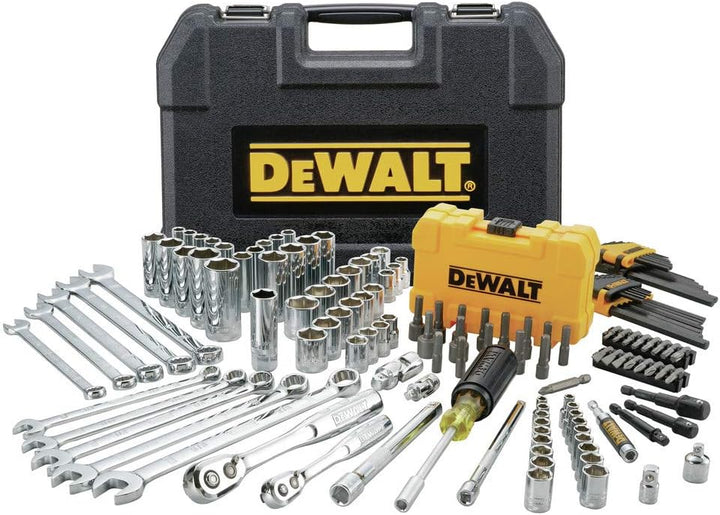 DEWALT DWMT73802 Mechaniker-Werkzeugset, 142-teilig, mit Koffer, 1 Stück 142 Stück Werkzeugset und S