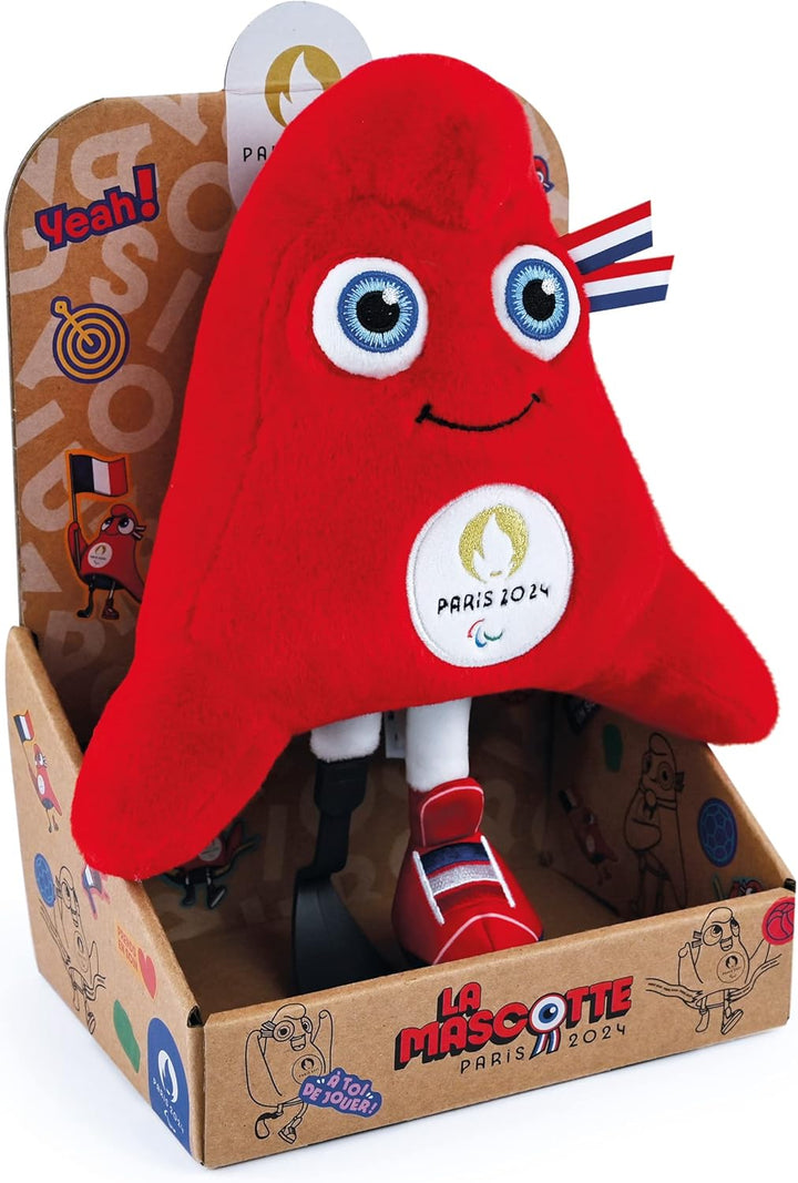 Doudou et Compagnie JO2501 Phryge, Bonnet phrygien Maskottchen para 28 cm – Display, rot, 28