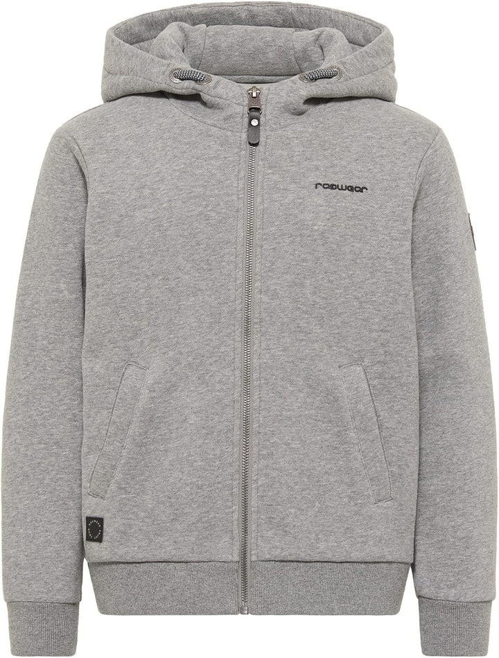 Ragwear Honza Zip Jungen Sweatjacke Sweatshirt mit Kapuze und Reissverschluss Übergangsjacke Sweater