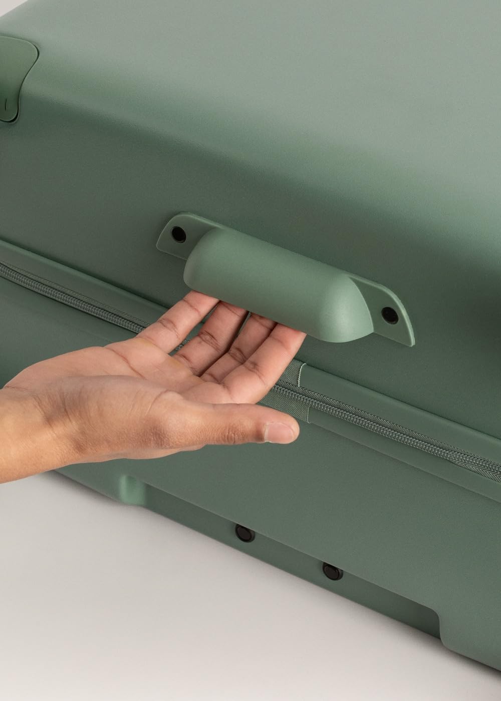 CREATE Luggage Studio/Hartschalenkoffer aus Lavendel/TSA-Vorhängeschloss, 4 Doppelrollen, Innen-Orga