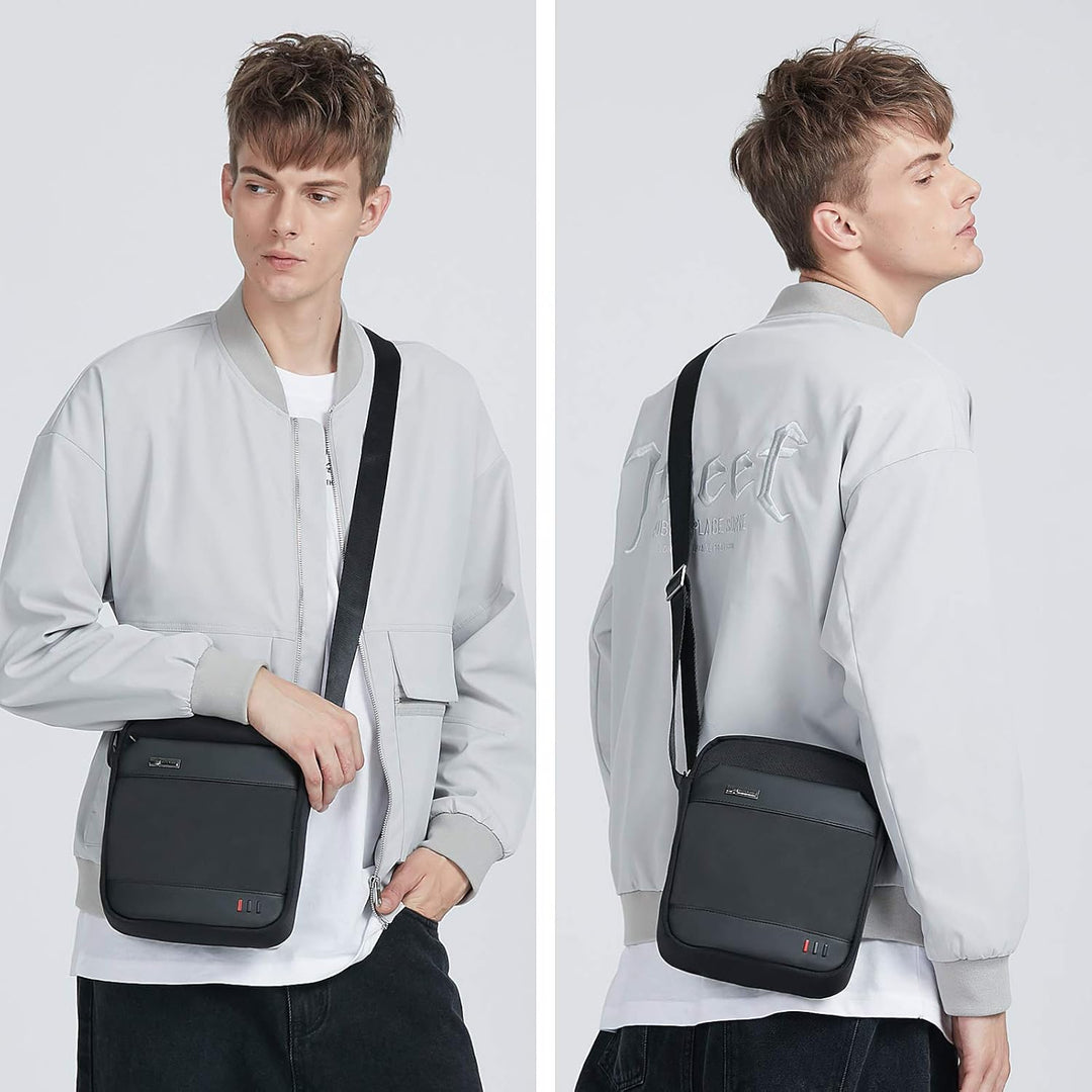 BAIGIO Herren Umhängetasche Kleine Schultertasche Herren Nylon Messenger Bag Oxford Business Tasche