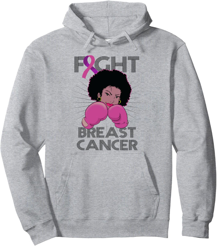 Fight Breast Cancer Awareness Month Black Brustkrebs Pullover Hoodie
