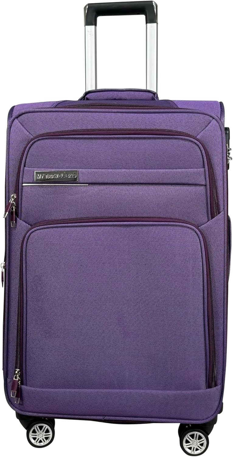 MY TRAVEL BAG Stoff Reisekoffer Trolley Erweiterbar mit Zwillingsrollen (M/L/XL/XXL oder 4er Set) We