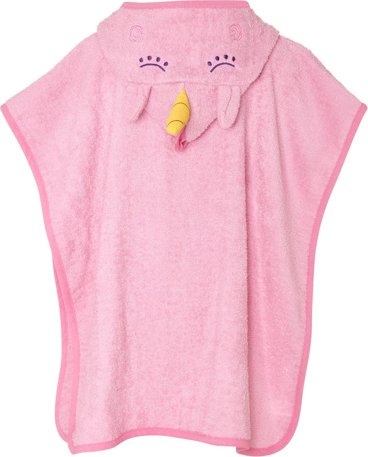 Playshoes Unisex Kinder Frottee-Poncho Bademantel Handtuch L (ab ca. 4 Jahre) Einhorn, L (ab ca. 4 J