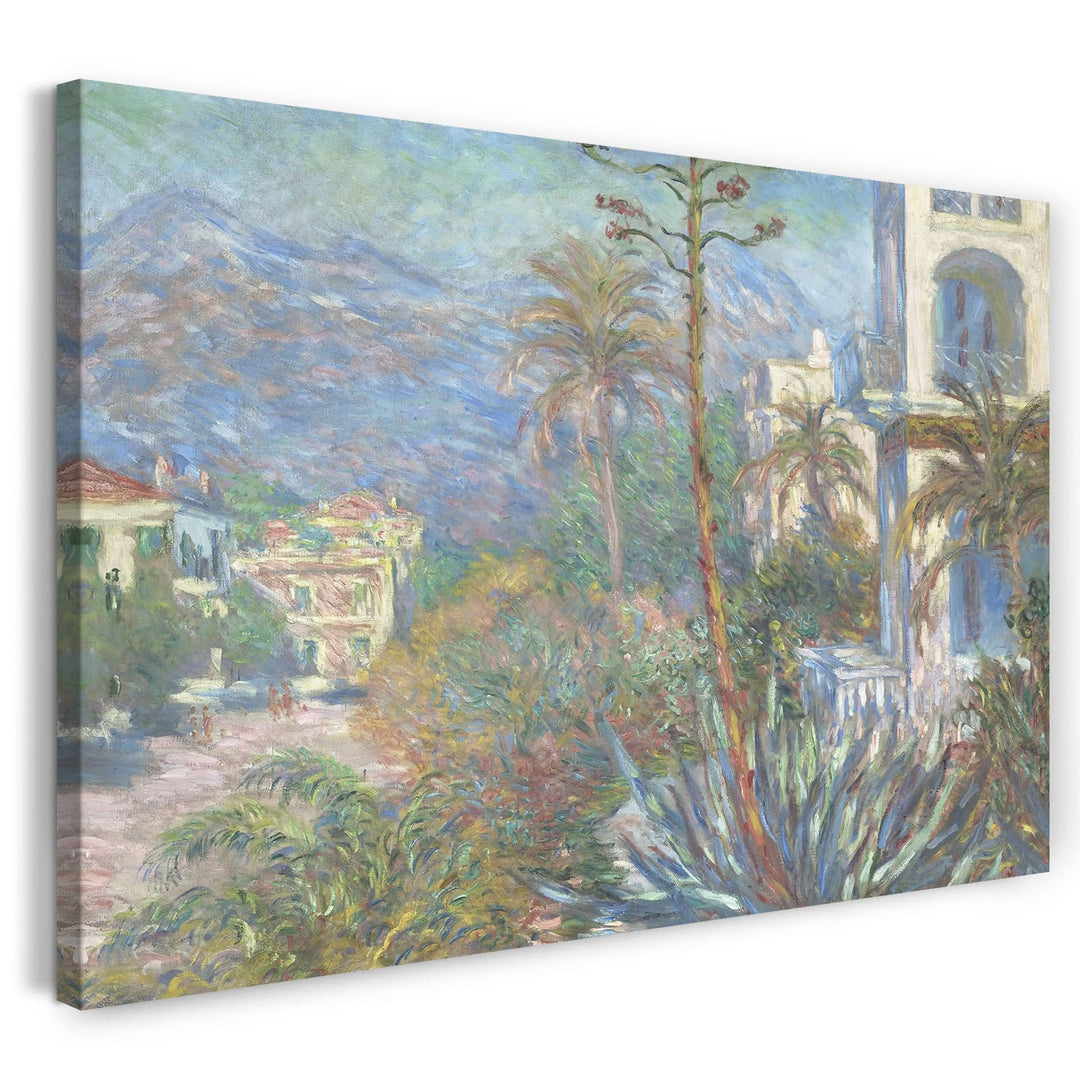Printed Paintings Leinwand (120x80cm): Claude Monet - Villen in Bordighera 120x80 cm, 120x80 cm