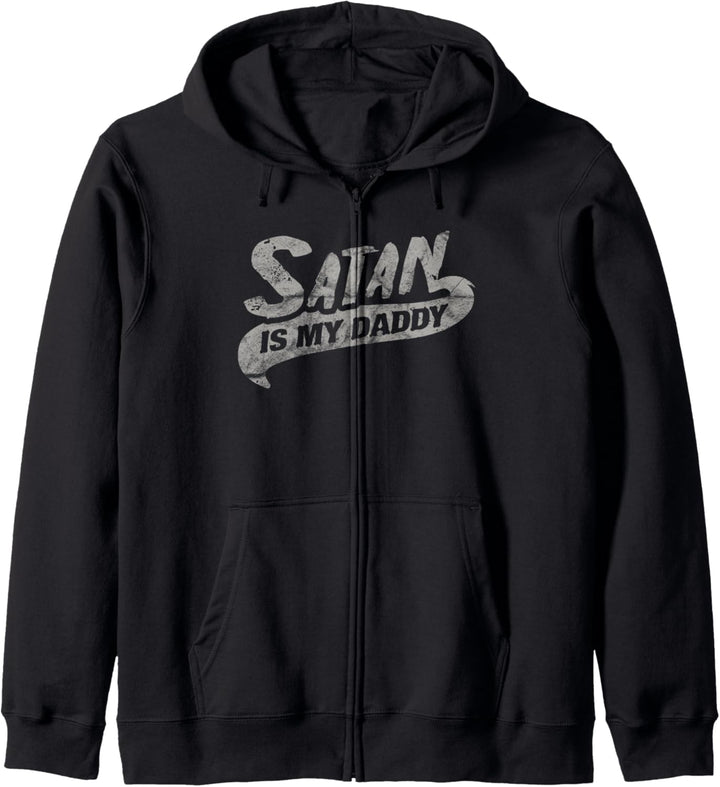 Okkult Satan Is My Daddy Atheist Baphomet Devil Antichrist Kapuzenjacke