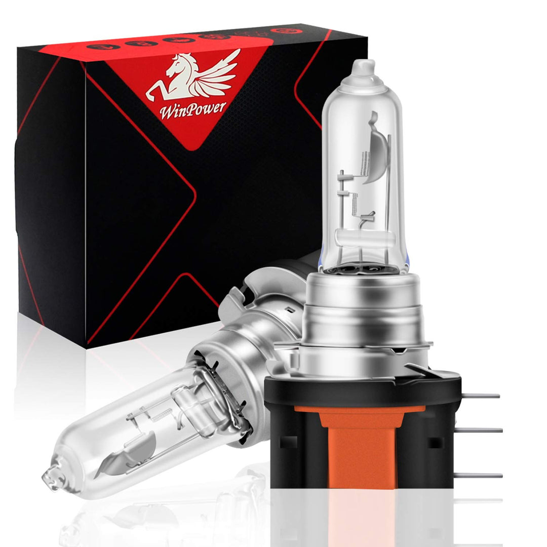 WinPower H15 12V 15/55W Halogen Birne Standlicht Tagfahrlicht Fernlicht Gelb Glühlampe Auto Lampe, 2