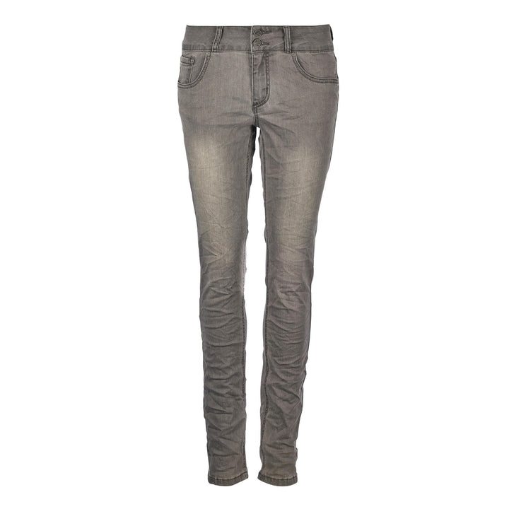 Buena Vista Jeans Tummyless Stretch Denim in Grau, Grösse L