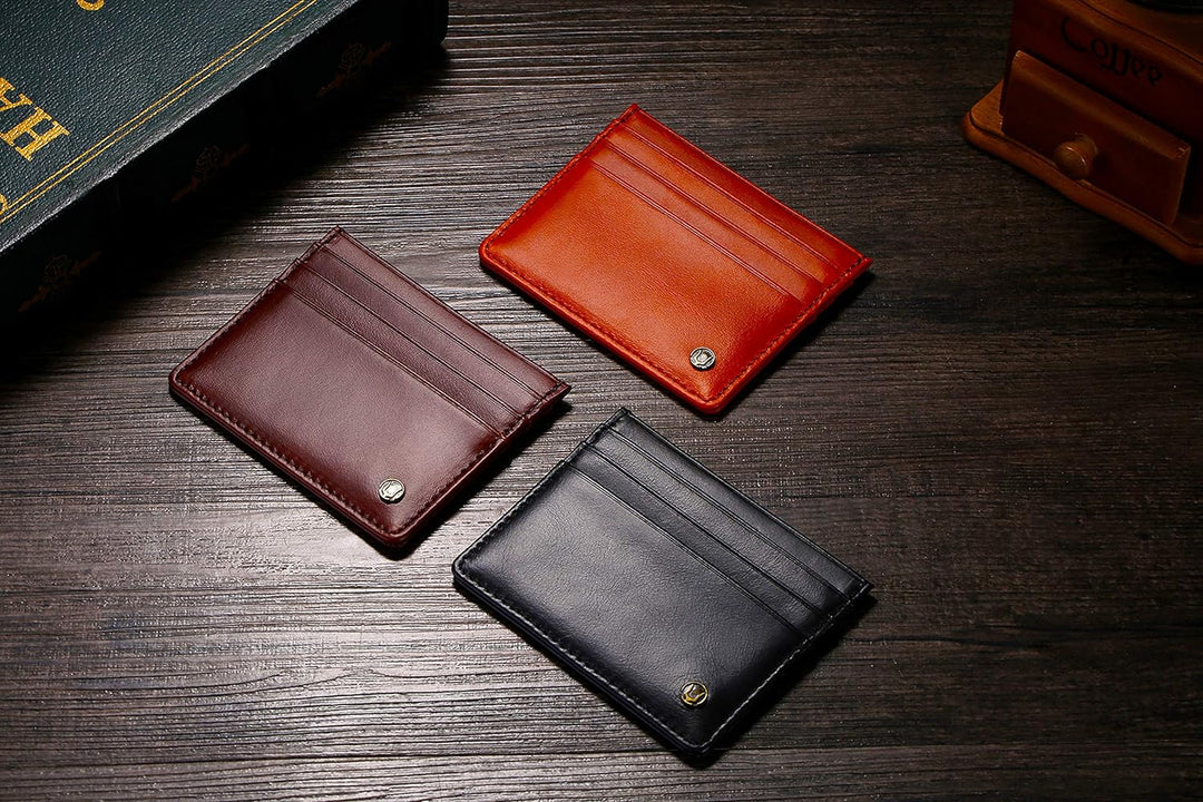 Cronus & Rhea® | Luxus Kartenhalter aus exklusivem Leder (Argos) | Kartenetui - Kreditkartenetui - K