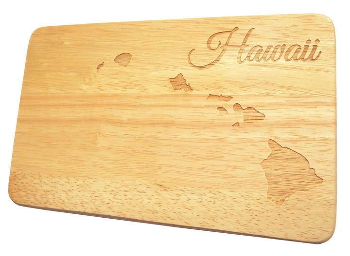 Frühstücksbrettchen Hawaii Brotbrettchen Gravur Pazifik Südsee Holz