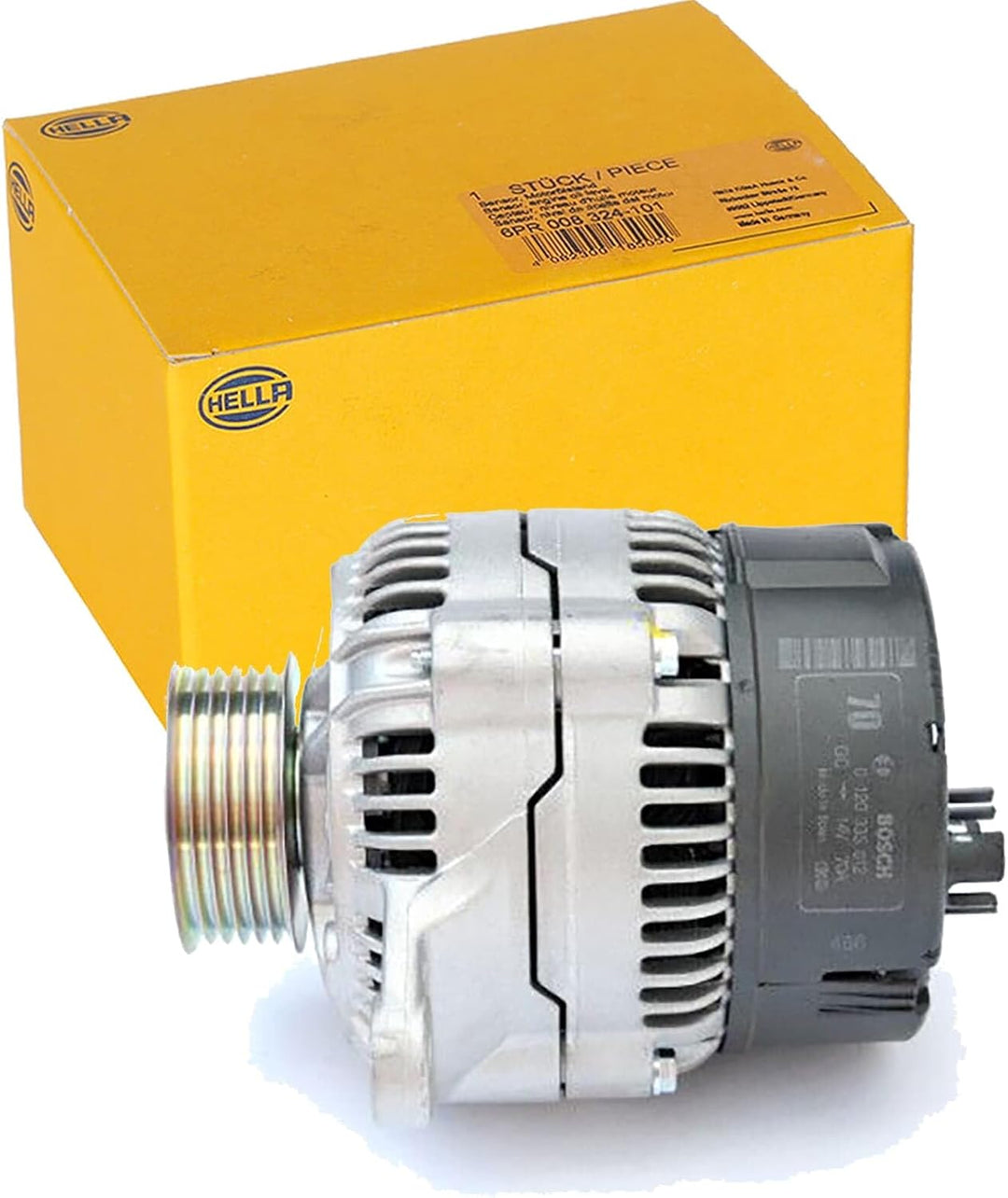 HELLA - Generator/Lichtmaschine - 14V - 70A - für u.a. Peugeot 306 Hatchback (7A, 7C, N3, N5) - 8EL