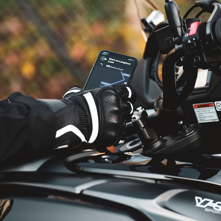 Oxford CLIQR Motorrad-Lenkerhalterung OX850, Schwarz