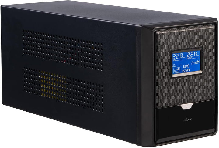 revolt USV: Unterbrechungsfreie Stromversorgung 1.500 VA, 900 W, 2X 230-V-Ausgang (USV-Akku, für PC,