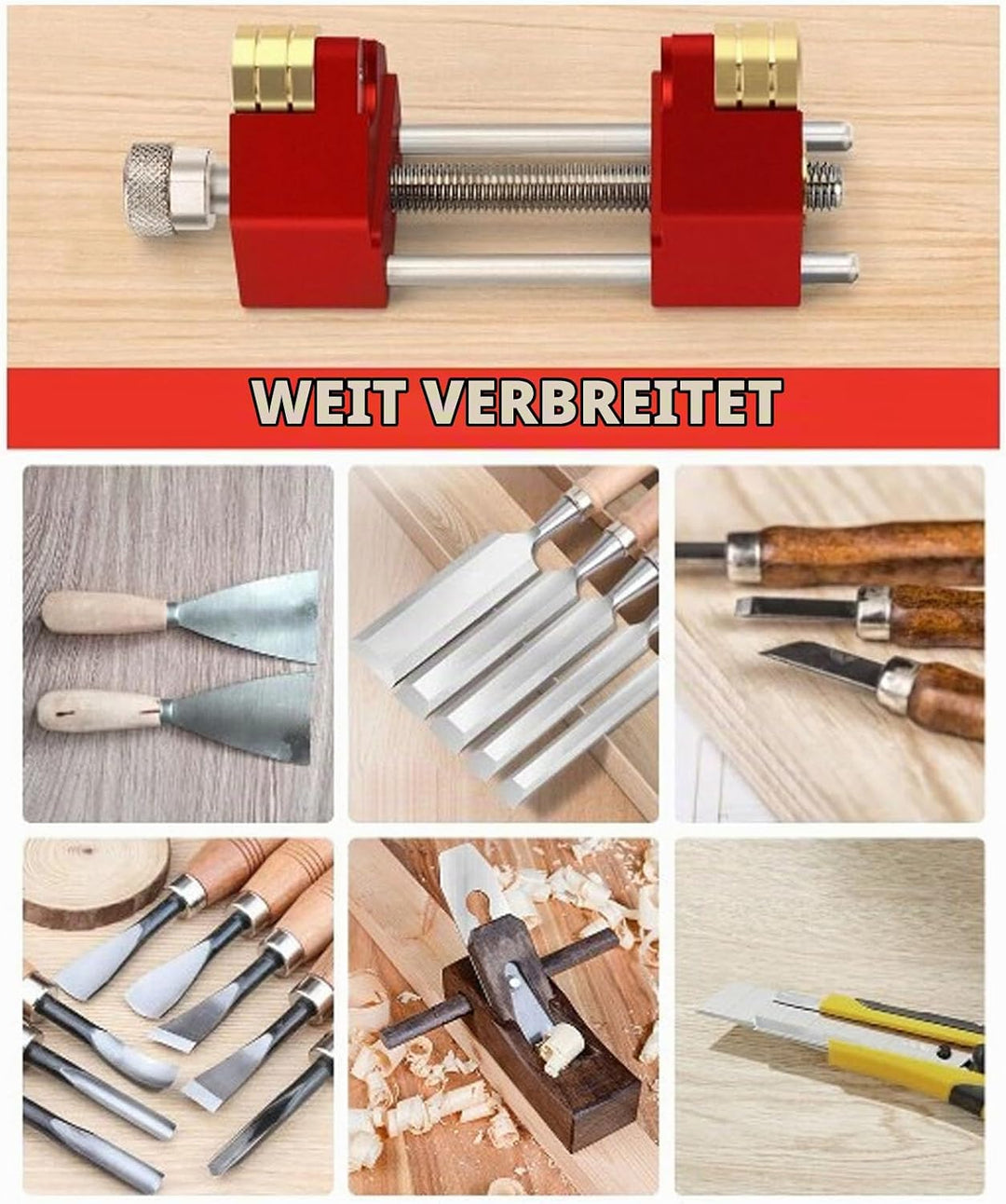 Verbesserte Schleifführung für Meissel und Hobel, Kit Zum Schärfen von Meisseln, Vorrichtung Zum Sch