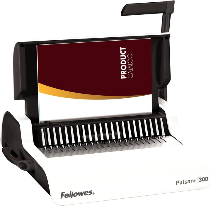 Fellowes 5627609 Pulsar Plus - Manueller Kammbinder, 300 Blatt Pulsar+, inkl. 200,Umschläge Pulsar+,