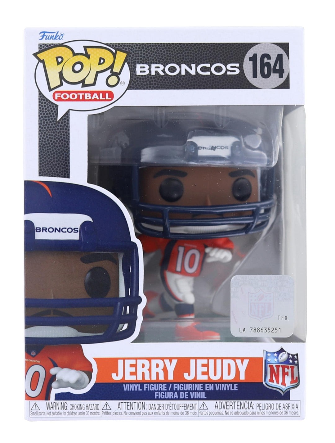 Funko Pop! NFL: Broncos - Jerry Jeudy - (Home Uniform) - Vinyl-Sammelfigur - Geschenkidee - Offiziel