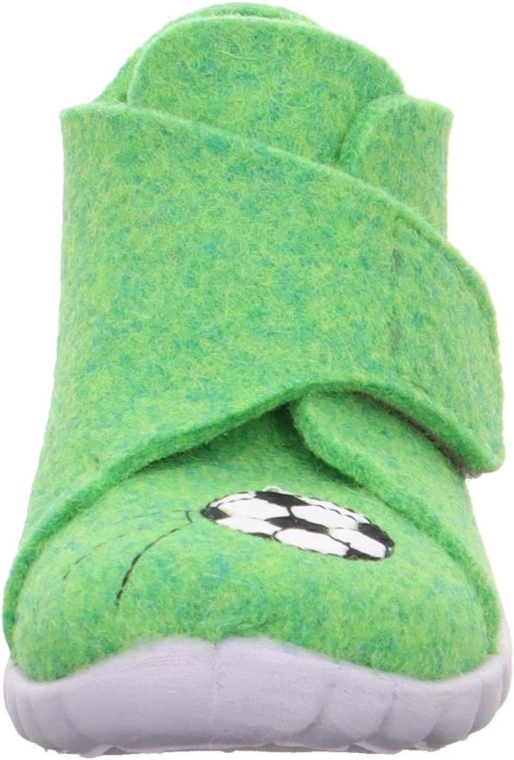 Superfit Jungen Happy Wollfilz Hausschuh 27 EU Grün 7000, 27 EU Grün 7000
