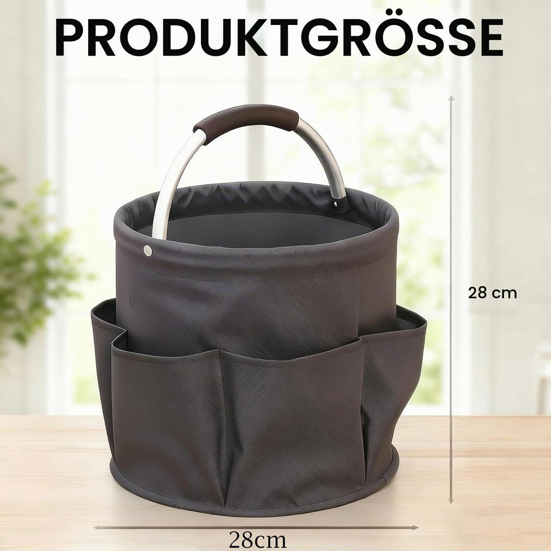 Reinigungs-Caddy, Putzmittel Organizer, Faltbarer Putztasche, Aufbewahrungskorb Mit Griff, Werkzeugk