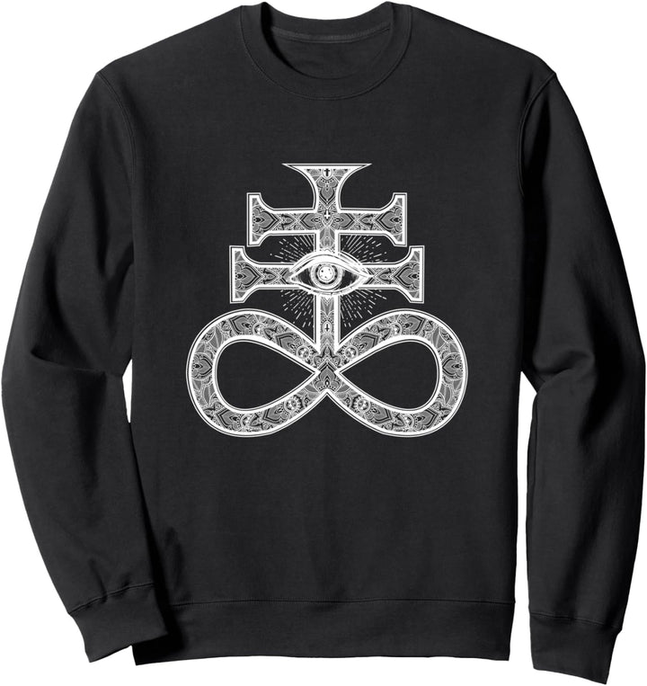 The Leviathan Cross – Satanic Cross – Crux Satanus T-Shirt Sweatshirt