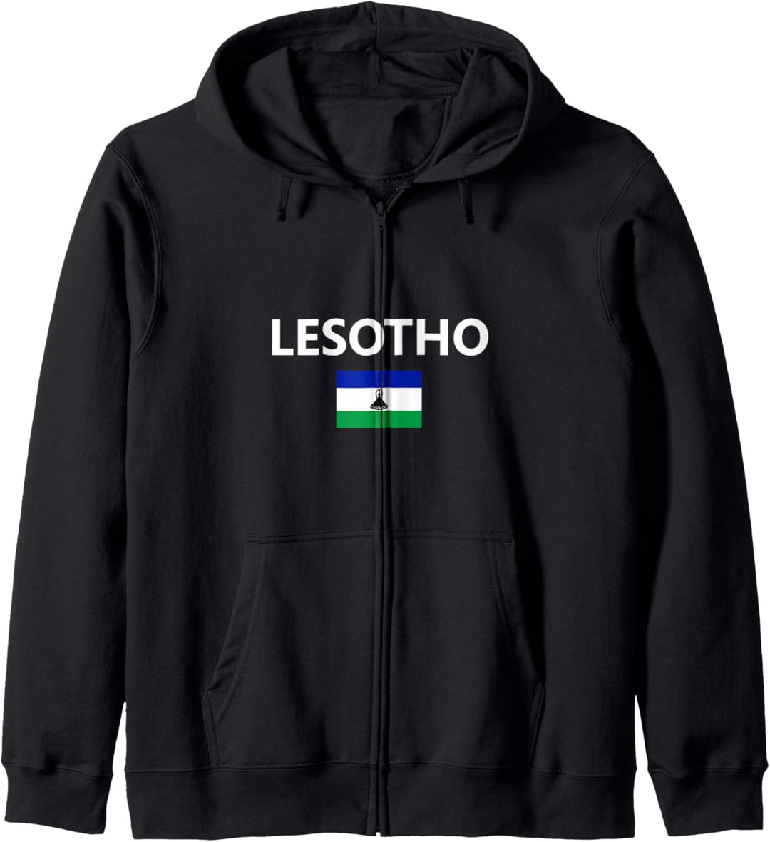 Lesotho Flagge Land Flag Country Kapuzenjacke