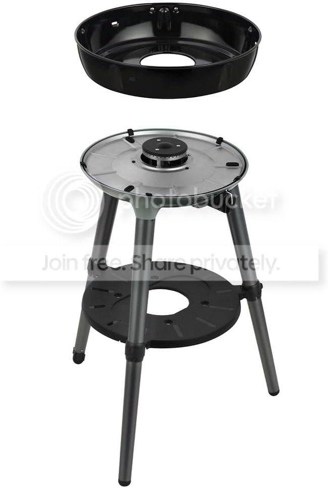 CADAC - Carri Chef 40 BBQ - 50mbar - Stahl - Kunststoff - Gas Barbecue Grill2Braai Combo 50mbar, Gri