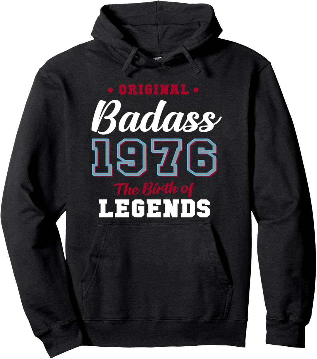 45. Geburtstagsgeschenk Badass Legend 1976 45 Jahren Pullover Hoodie