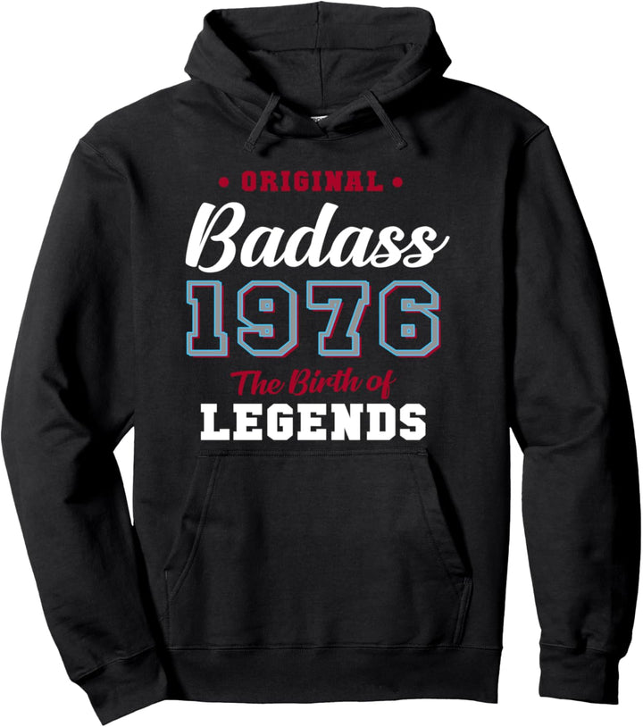 45. Geburtstagsgeschenk Badass Legend 1976 45 Jahren Pullover Hoodie
