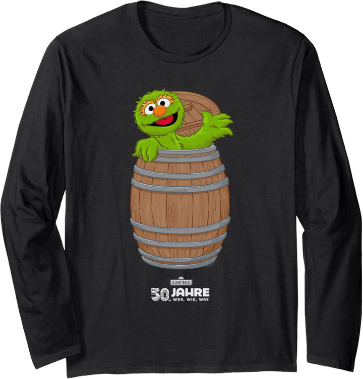 Sesame Street Sesamstrasse Sesamstrasse Rumpel Barrel Langarmshirt