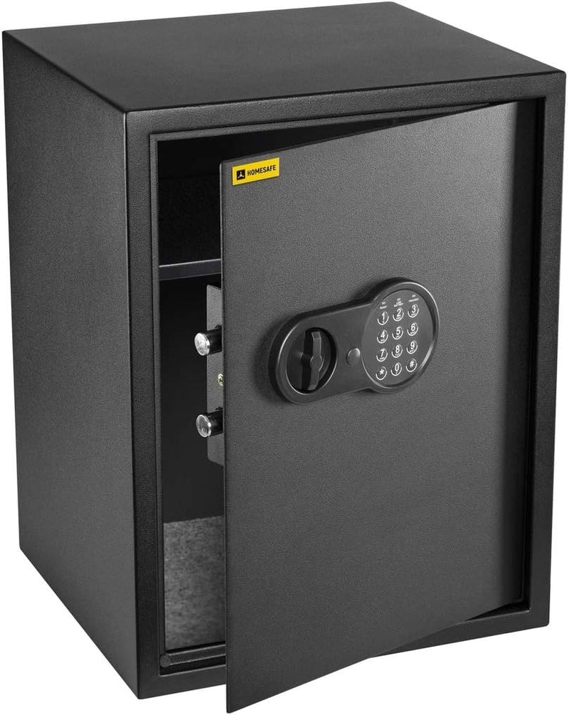 HomeSafe HV50E Safe mit Elektronischem Schloss - Schwarz, 50x35x35cm (HxWxD), 50x35x35cm (HxWxD)