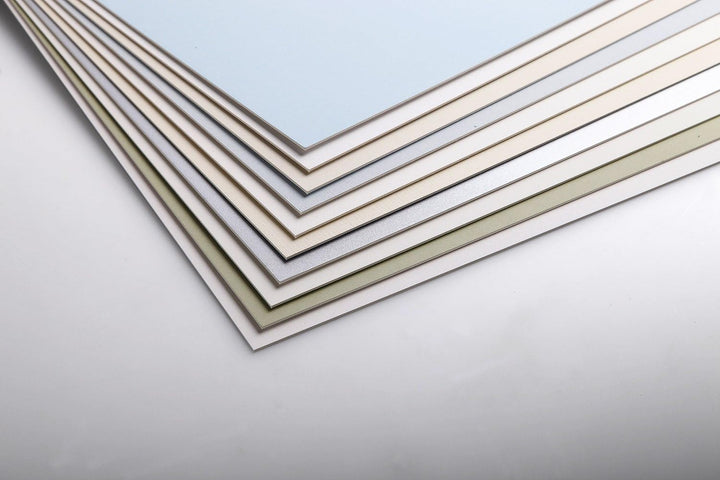Clairefontaine GMB2/101Z Packung (mit 10 Bögen laminiertem Karton, DIN A2, 42 x 59,4 cm, 1,25 mm, 75