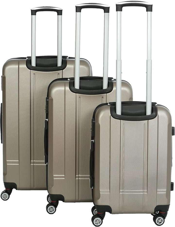 INVIDA Glüückskind Luxus Koffer Trolley Kofferset aus ABS in 6 Farben und Einzel oder im Set Frei Wä