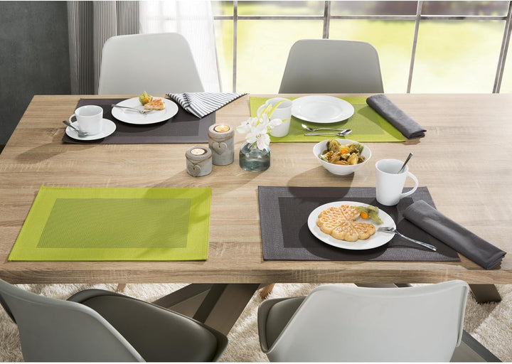 Erwin Müller Tischset 8er-Pack apfelgrün Grösse 33x45 cm