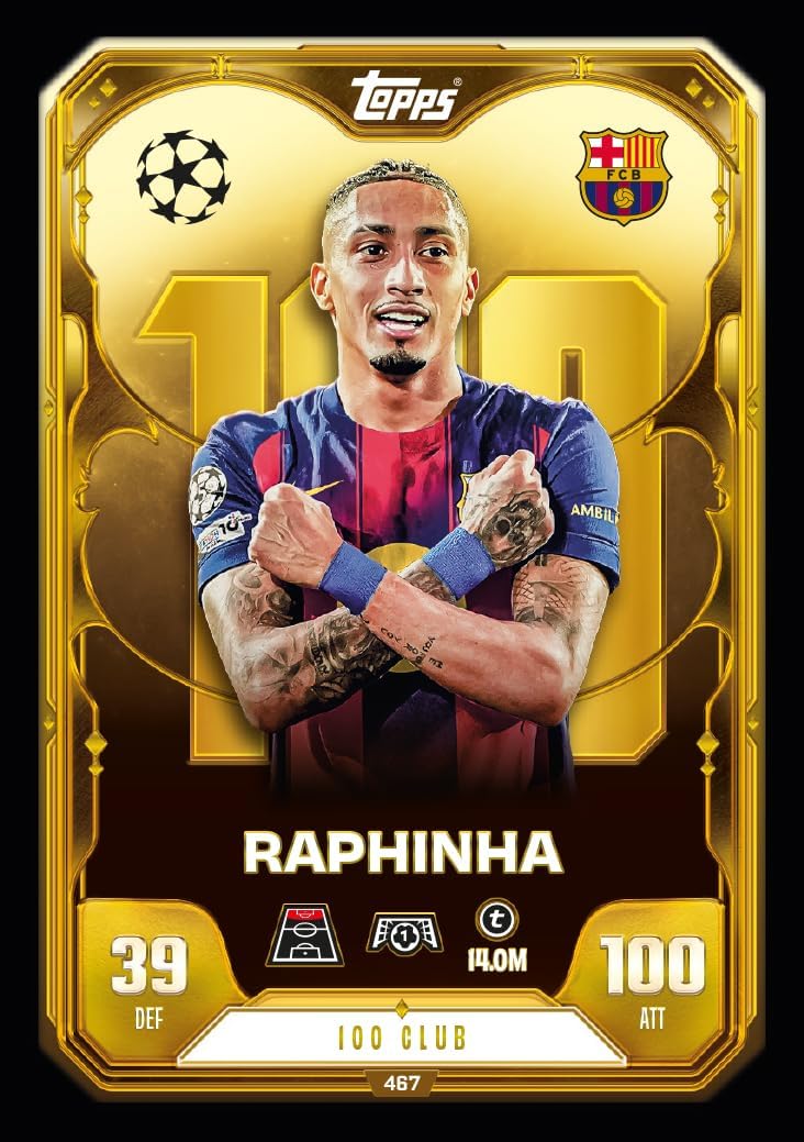 Mega Tin Match Attax UCL 25-26 Karten