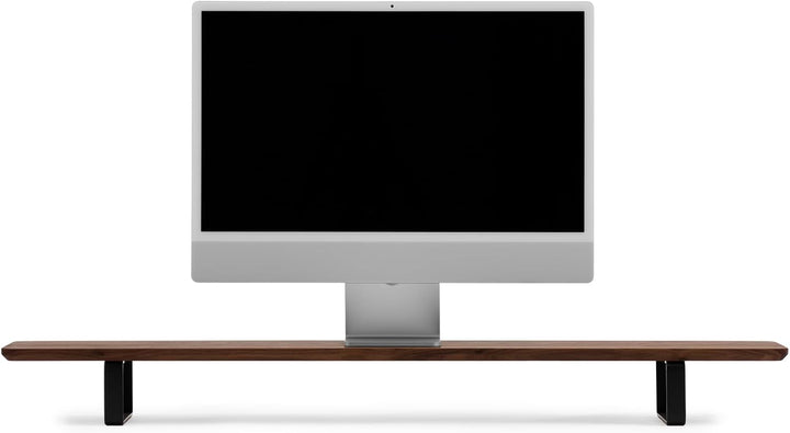 Oakywood - Monitorständer 2 Monitore - Schreibtisch Bildschirmerhöhung aus Holz - Handgefertigt in d