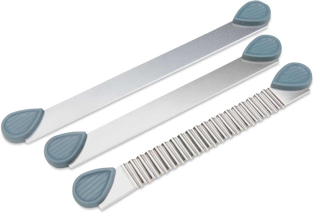 polyform Sculpey Tools Tonklingen, 3 Klingen im Lieferumfang enthalten – flexible, gewellte und star