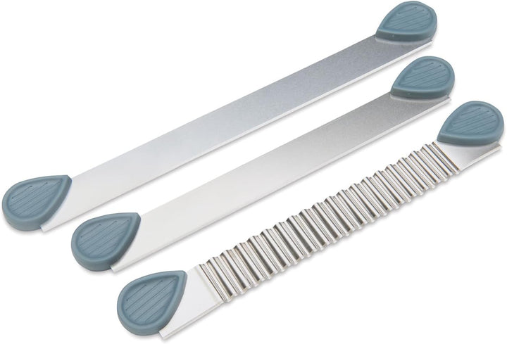 polyform Sculpey Tools Tonklingen, 3 Klingen im Lieferumfang enthalten – flexible, gewellte und star