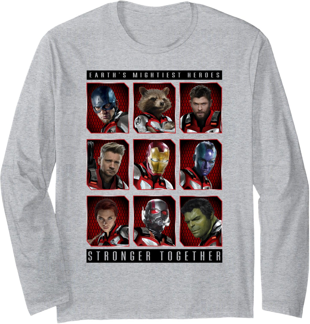 Marvel Avengers: Endgame Earth's Mightiest Heroes Boxes Langarmshirt