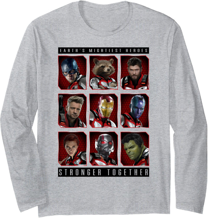Marvel Avengers: Endgame Earth's Mightiest Heroes Boxes Langarmshirt