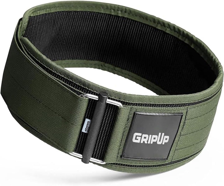 Gewichthebergürtel 4” aus Nylon – Leichter Trainingsgürtel für Krafttraining, Fitness und Gym Workou