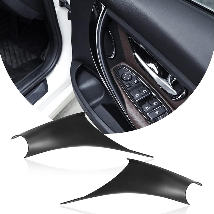 TZYSZDB Schwarz Türgriff Innen für BMW Serie 3 4 F30 F31 F32 F33 F34 F36 F80, Auto Innengriff Schnal