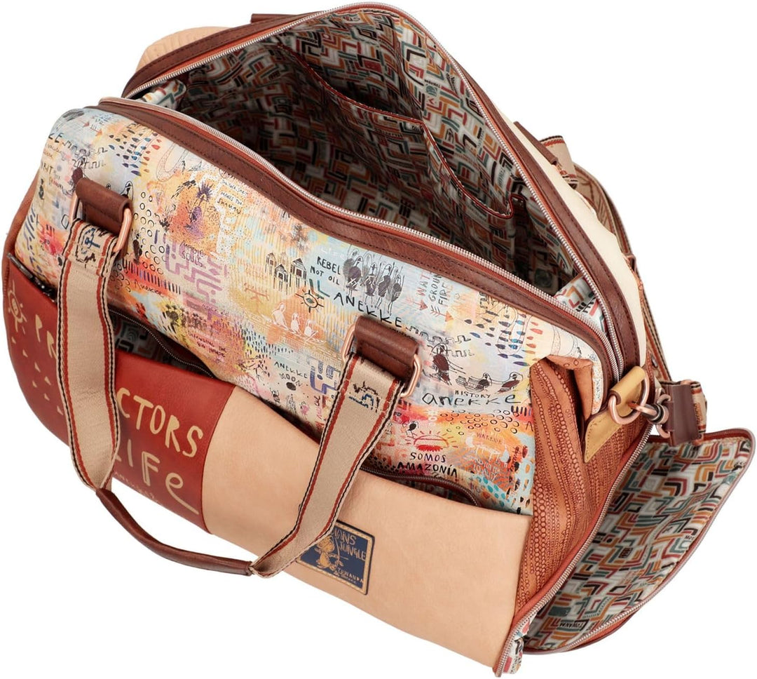 Anekke Damen 36608-419 Mehrfarbig 45 x 33 x 22 Reisetasche, bunt