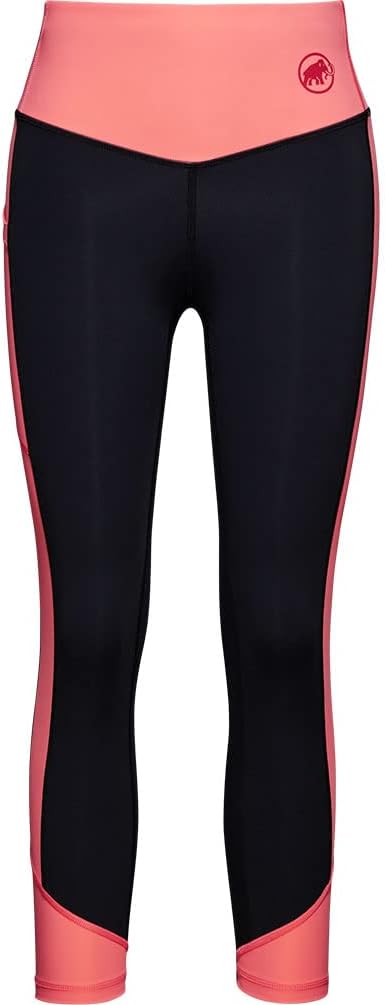 Mammut Damen 7/8-Tights Massone, S Black/Salmon