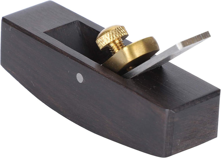 KiiFang Mini-Hobel aus Schwarzem Sandelholz, Hobelmesser mit Gebogener Basis, Handhobel für die Holz