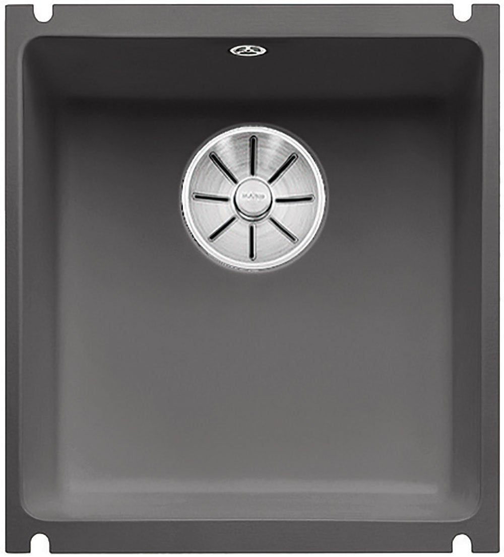 BLANCO SUBLINE 375-U | Keramik basalt | Einbauart: Unterbau | für 45 cm breite Unterschränke | Gross