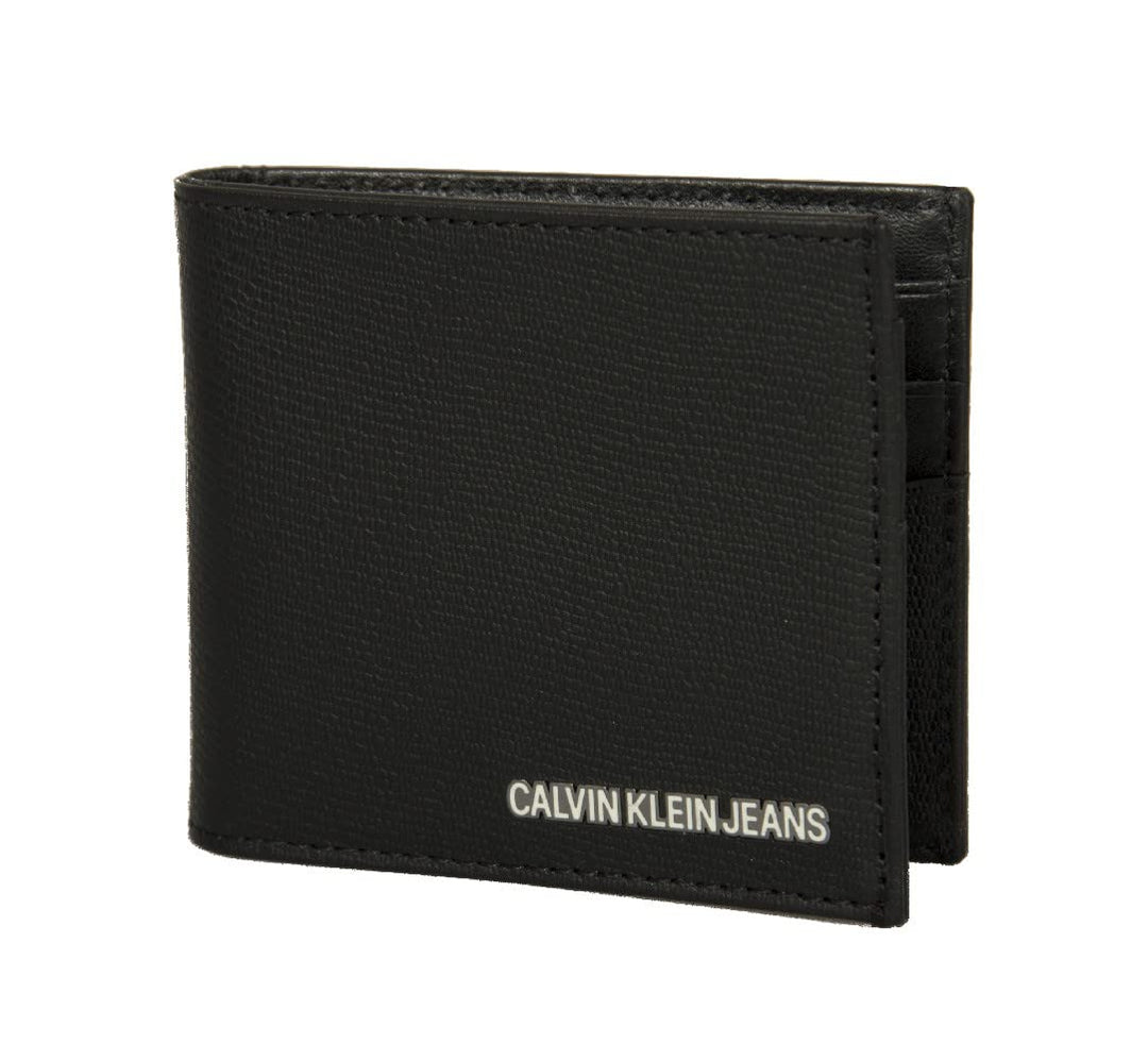 Calvin Klein Herren Denim Collection Reisezubehr-Reisebrieftasche, Schwarz, Einheitsgrösse