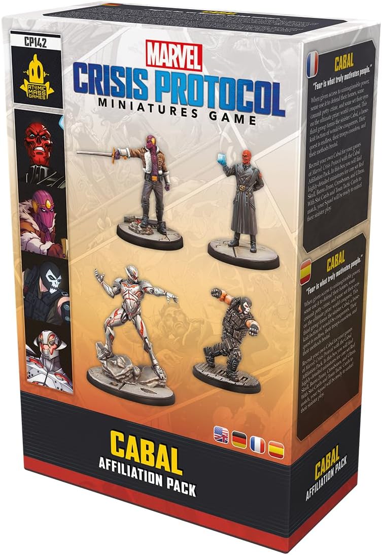 Atomic Mass Games, Marvel: Crisis Protocol – Cabal, Affiliation-Erweiterung, Tabletop, 2 Spieler, Ab